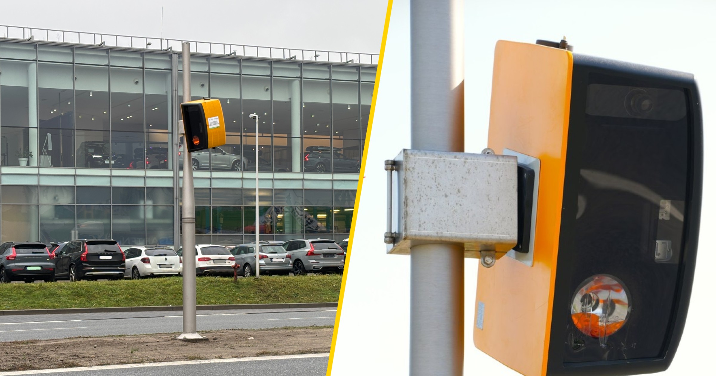 Fotoradar przy ulicy Aleje Jerozolimskie 239 był już niszczony cztery razy. Teraz znów jest w naprawie