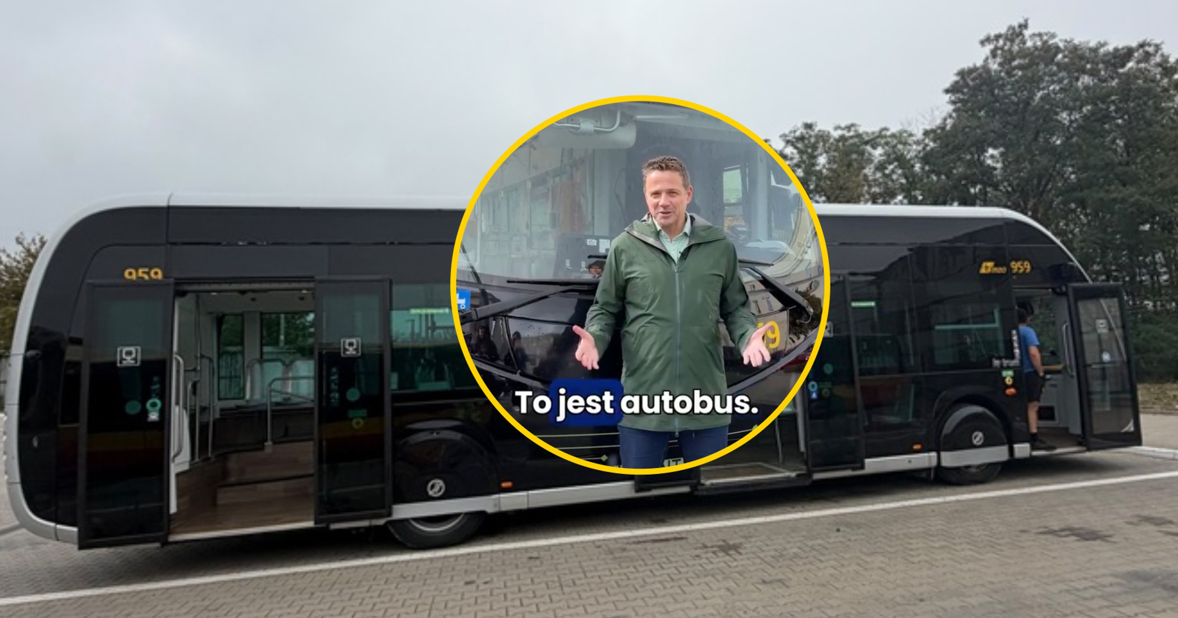 Irizar ie tram 12 testowany w Warszawie