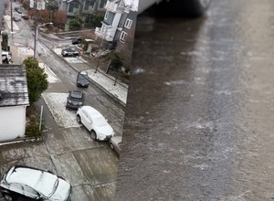 Auta same zjeżdżały z górki. Nawet hamulec ręczny nie pomagał
