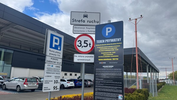 Prywatny płatny parking (zdj. poglądowe)