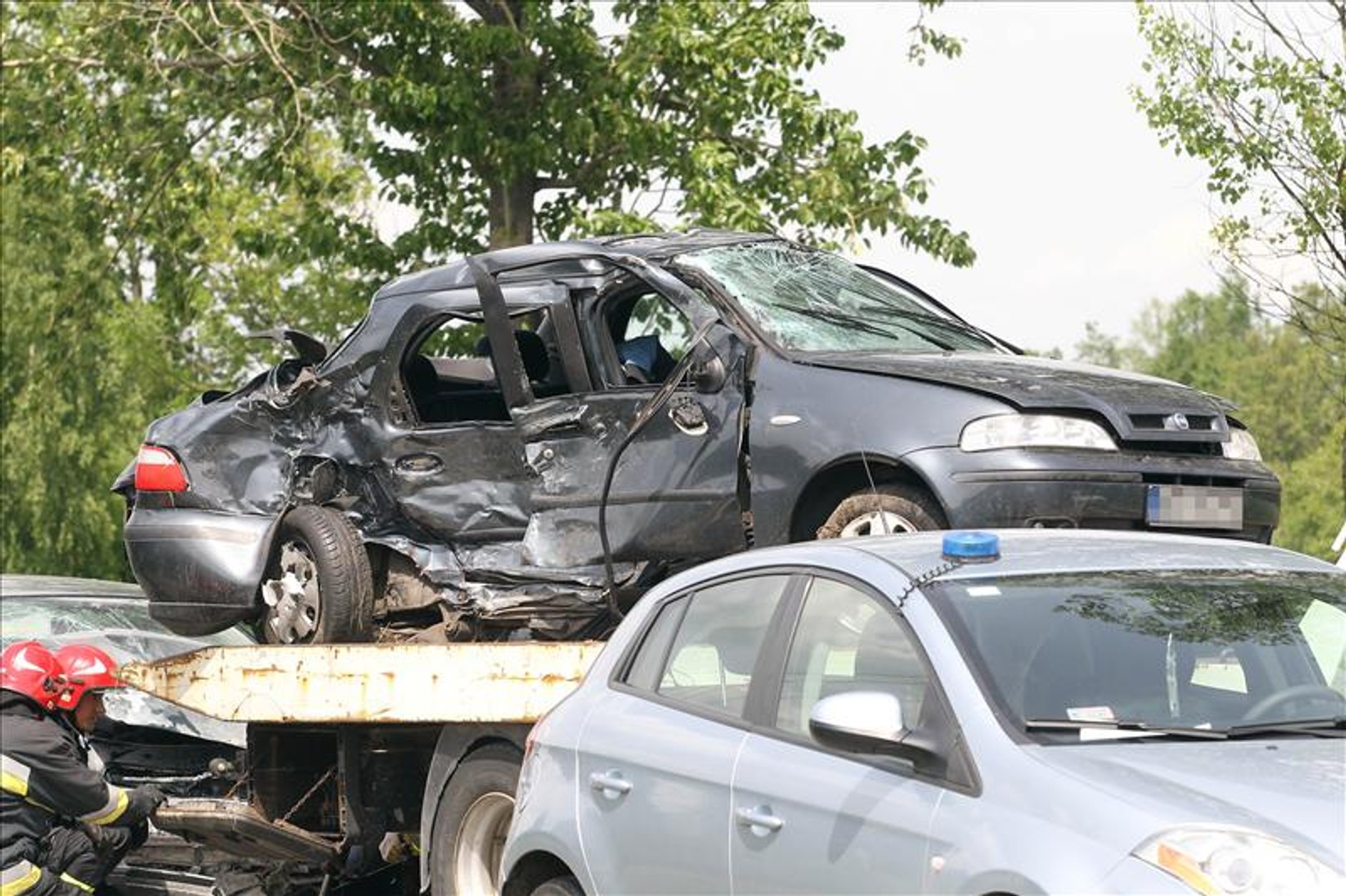 Wypadek na krajowej 7 - Glinojeck