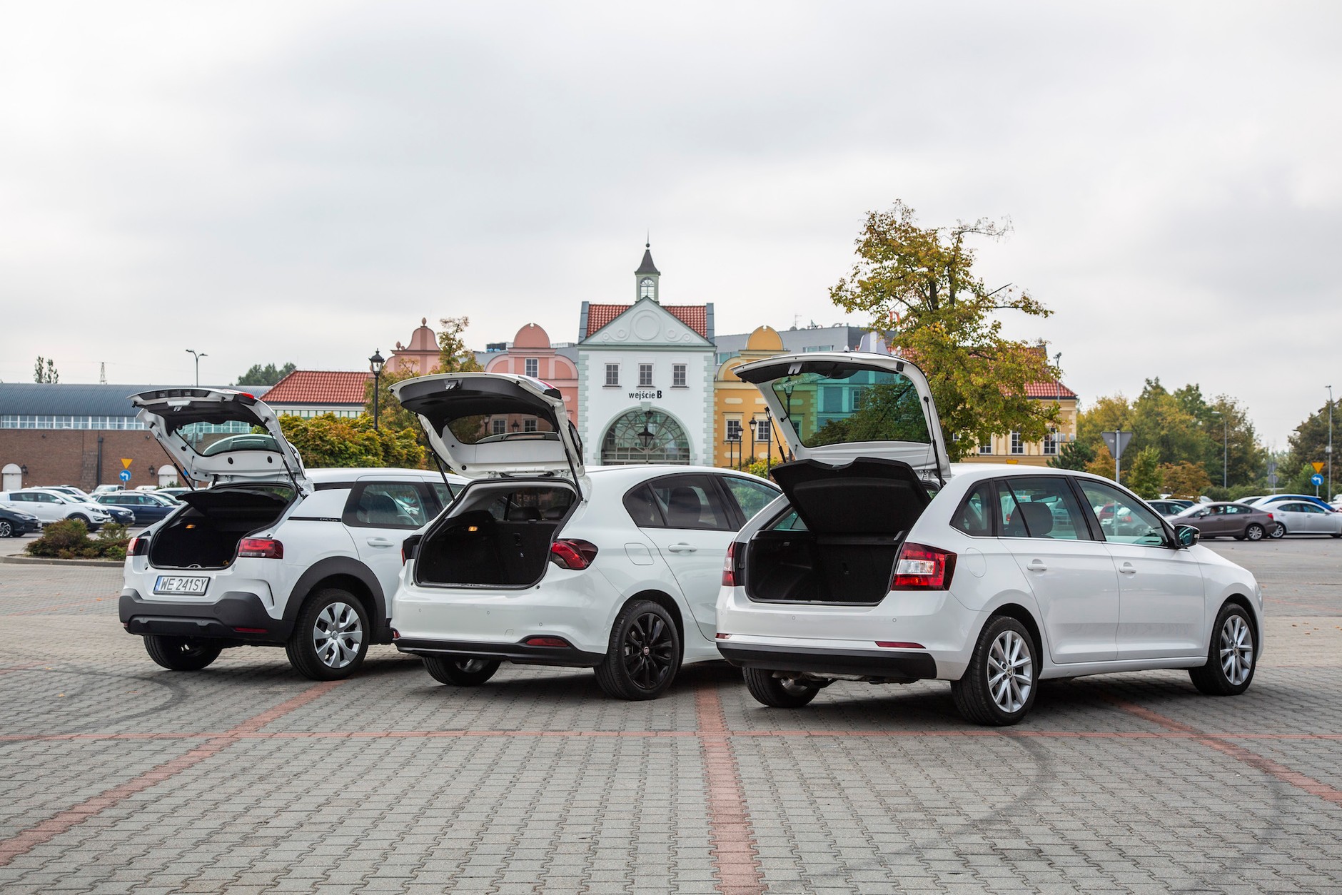 Fiat Tipo kontra Skoda Rapid Spaceback i Citroen C4 Cactus