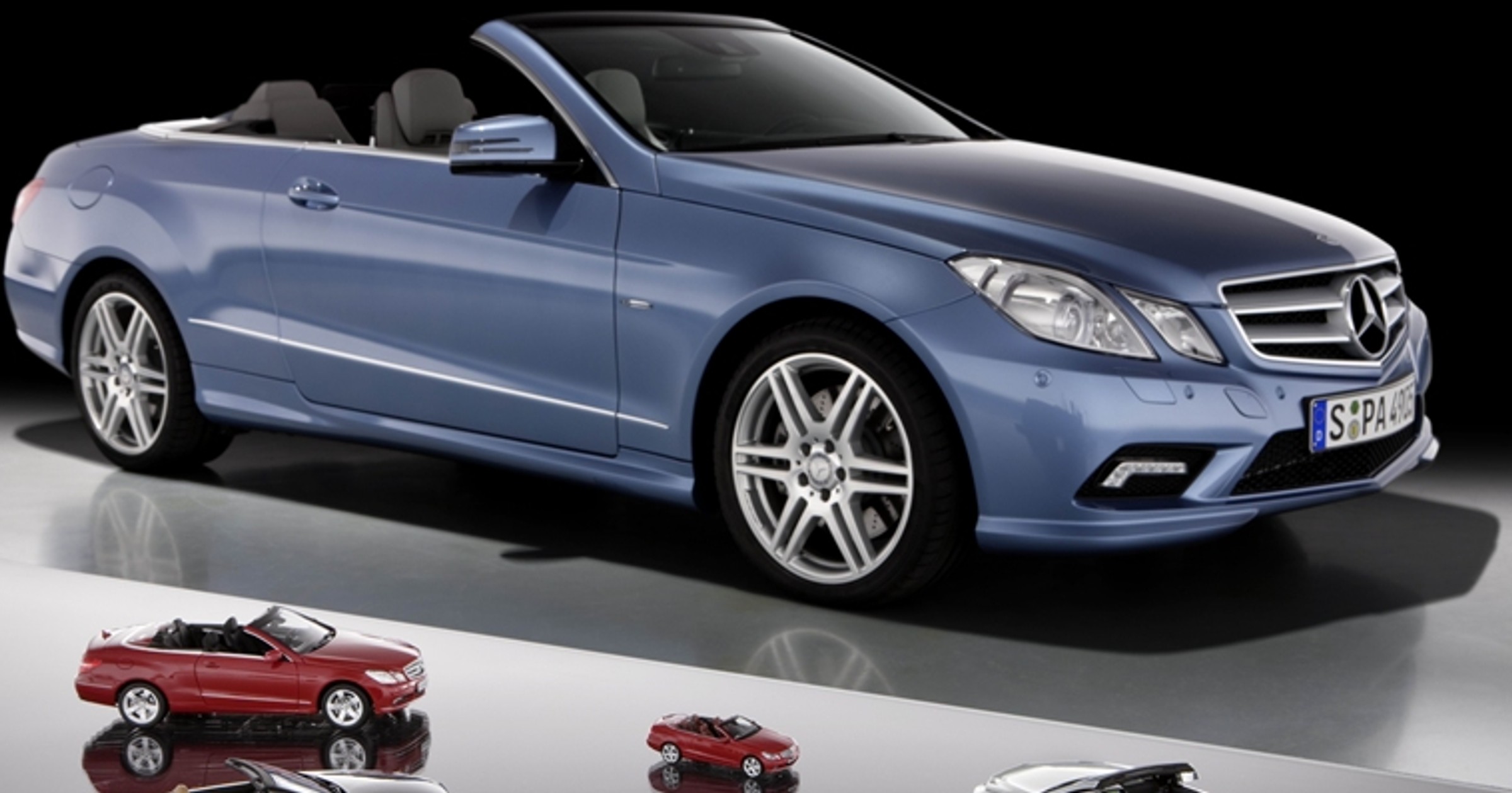 Mercedec E cabrio na biurko