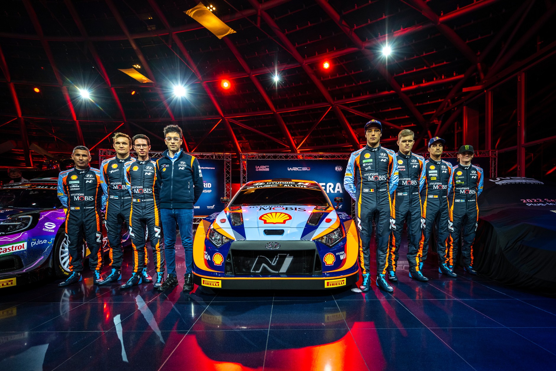Prezentacja samochodów Rally1 w sezonie WRC 2022