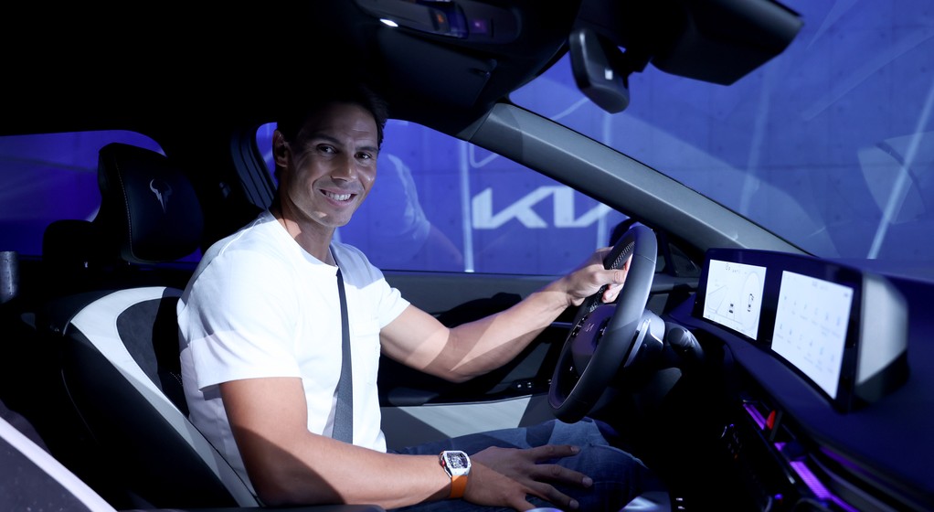 Rafael Nadal i Kia EV6