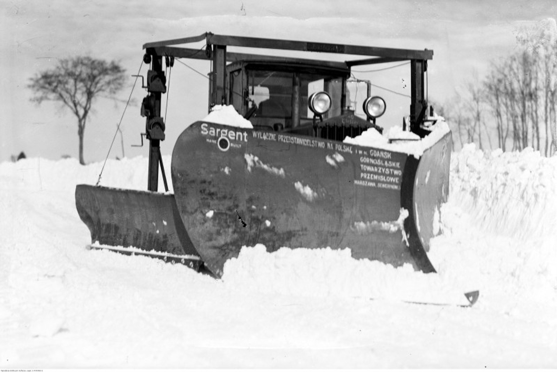 Tak dawniej dbano zimą o drogi