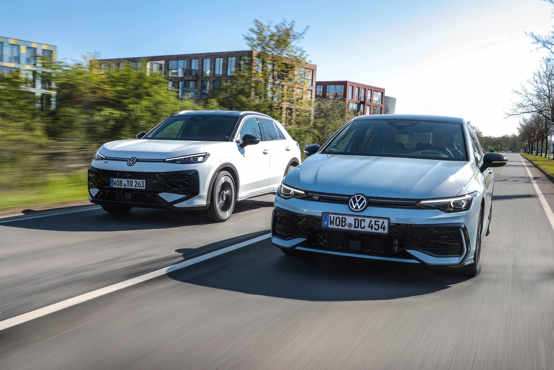 Volkswageny T-Roc i Golf