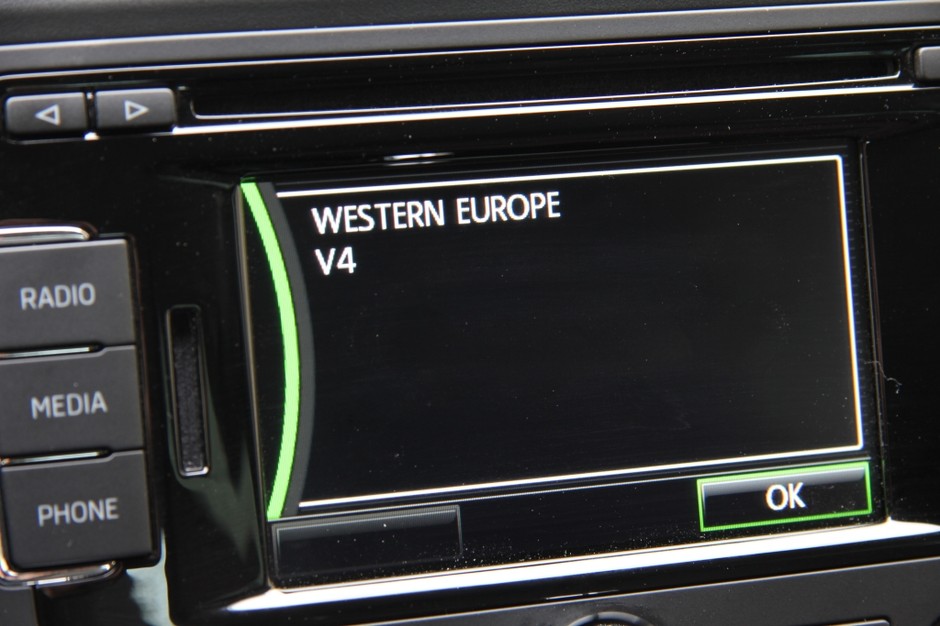 Najnowsza wersja mapy do nawigacji Skoda Amundsen to odmiana V4. W testowej Skodzie Rapid zainstalowano wersję Western Europe.
