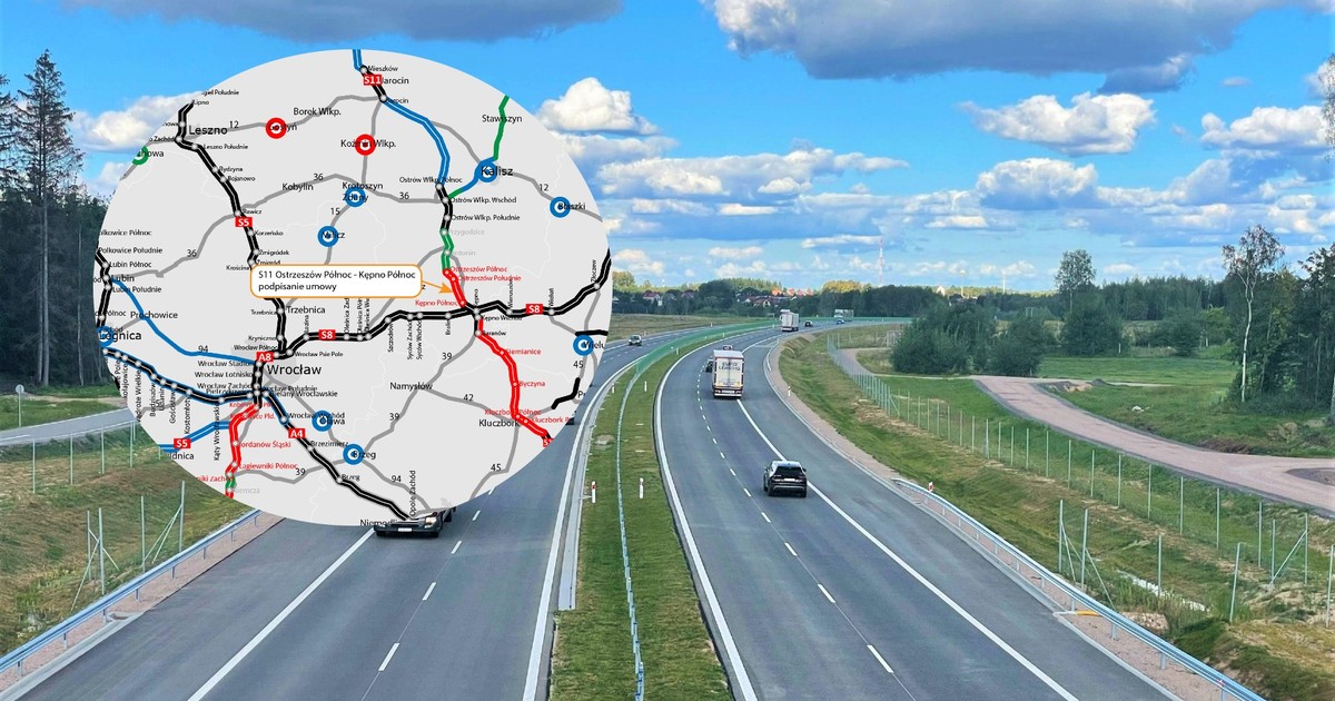 Droga S11 Ostrzeszów Północ - Kępno Północ