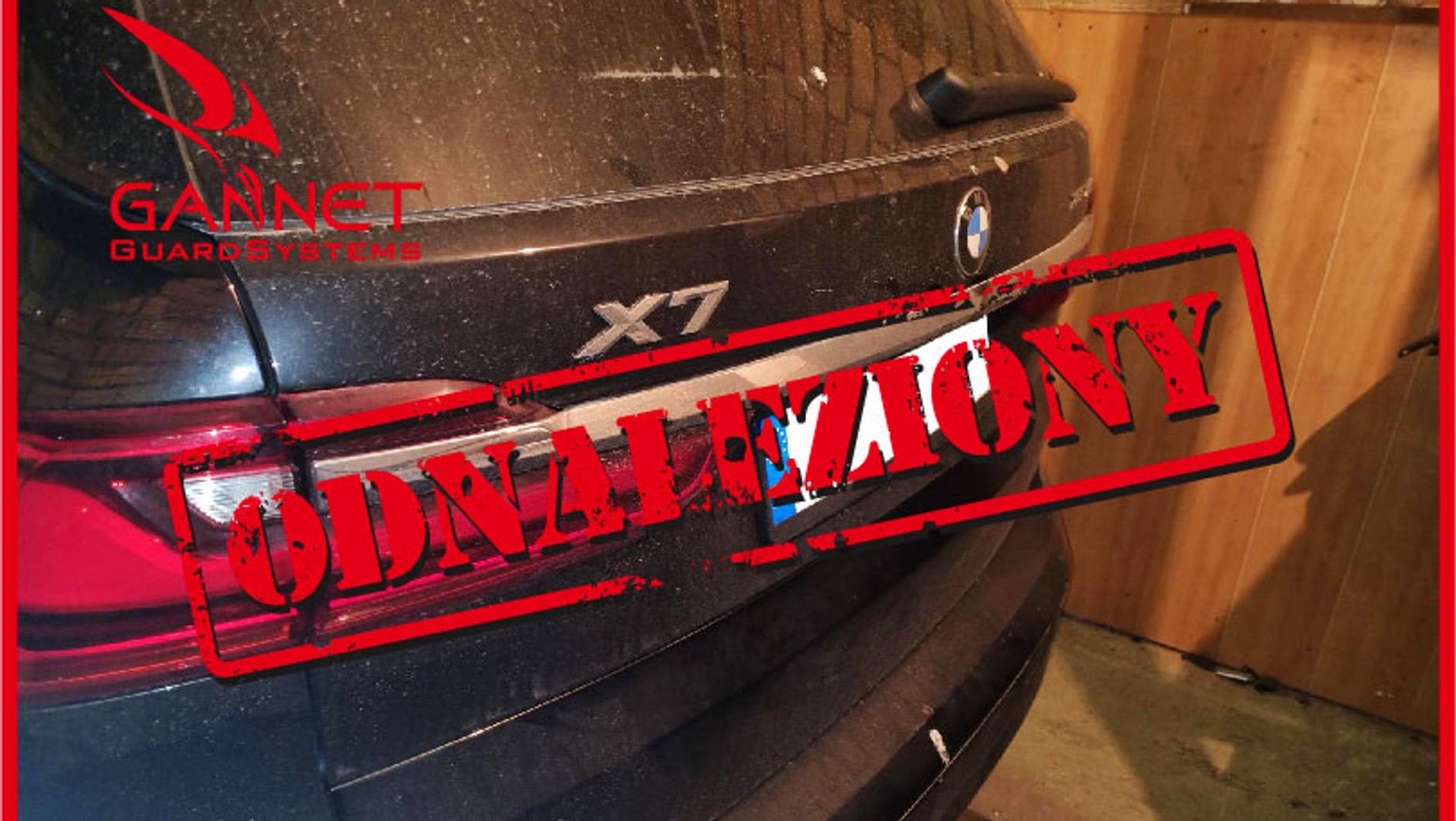 Odnalezione skradzione BMW X7