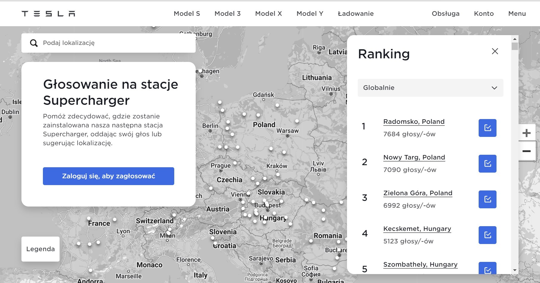 Wyniki głosowania na Superchargera w II kwartale 2023 r