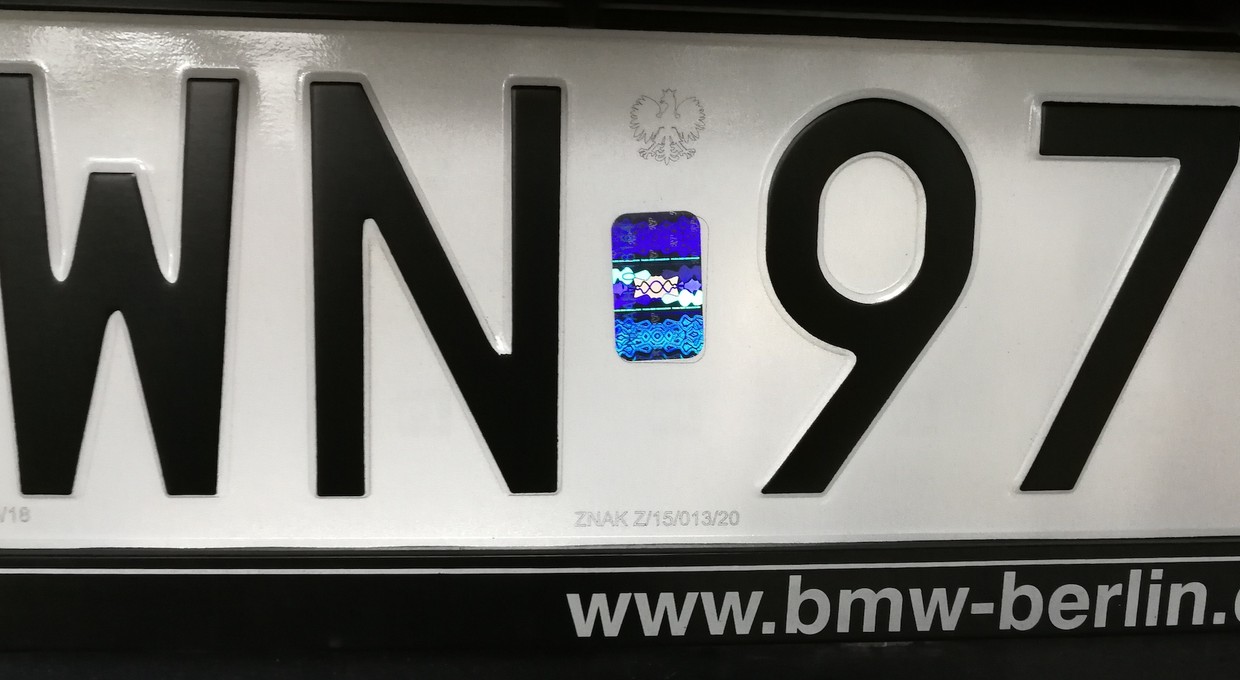 Tak wyglądają nowe tablice rejestracyjne