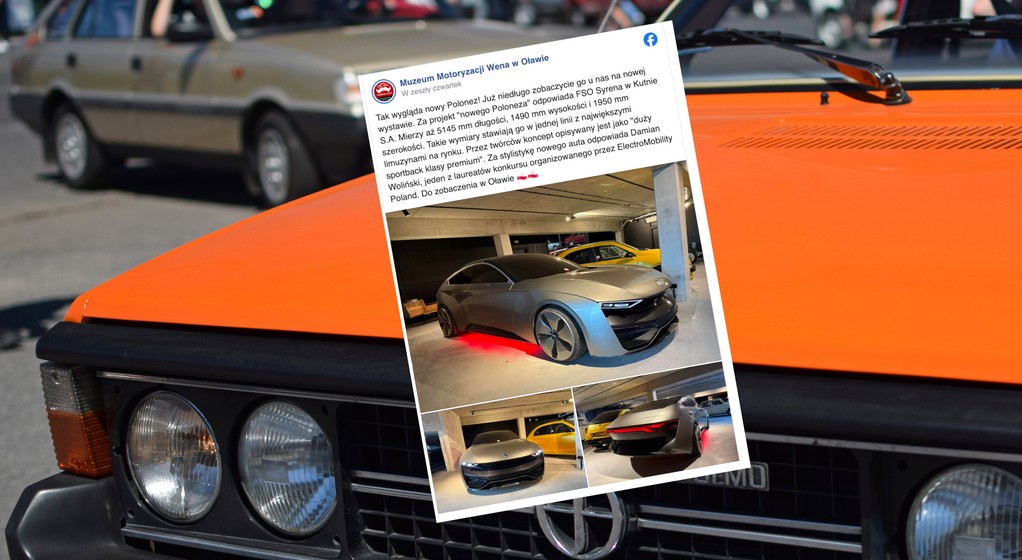 Nowy Polonez w Muzeum Motoryzacji Wena w Oławie