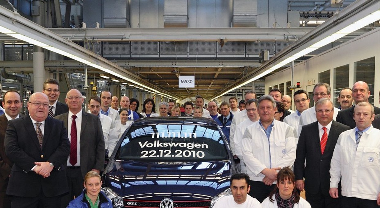 Powstało już 111 111 111 Volkswagenów