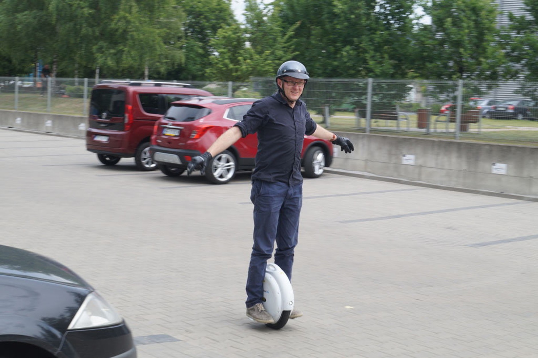 Koło fortuny - test monocykla bWheel U8