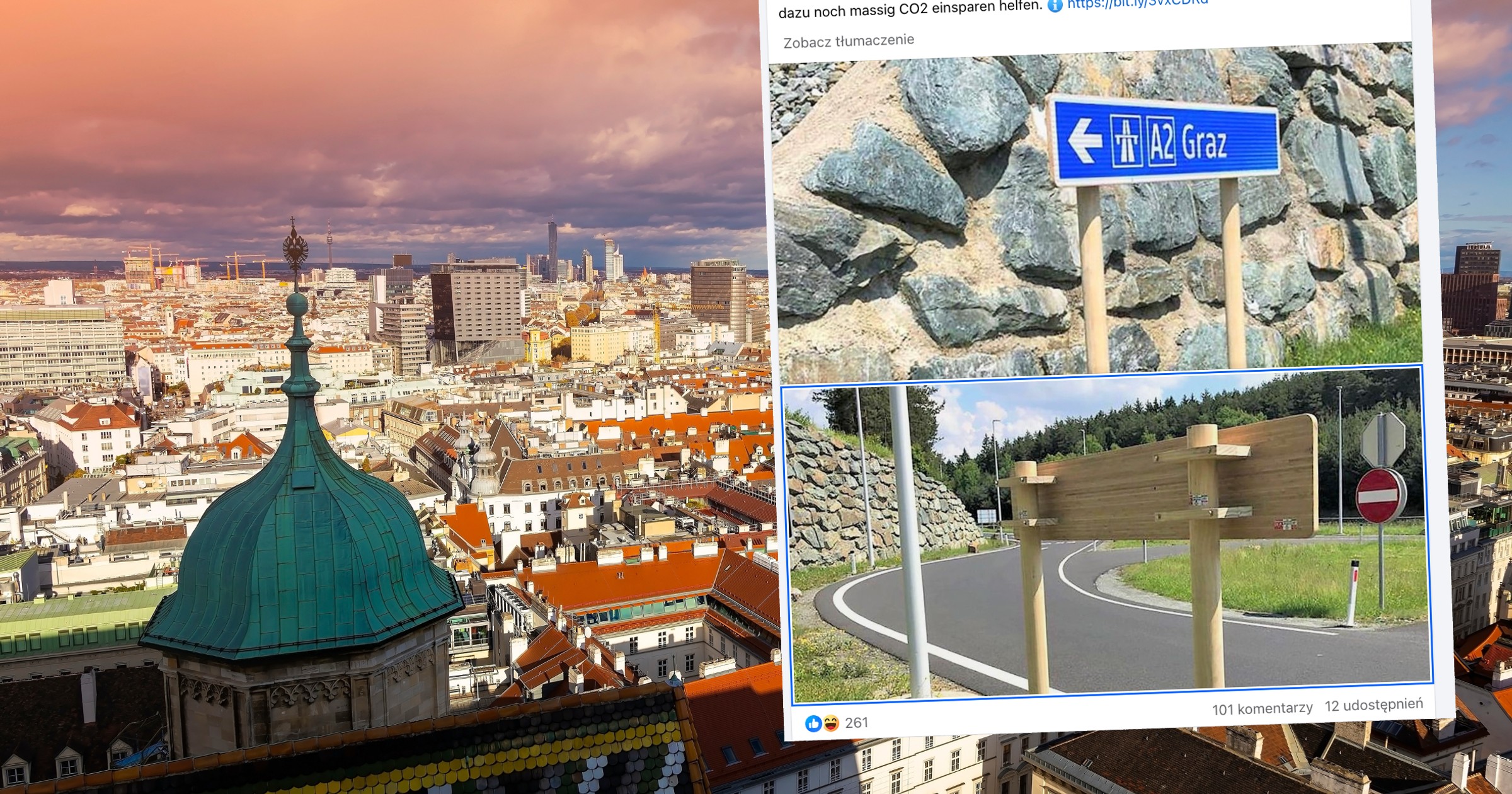 Drewniane znaki drogowe w Austrii testowane są i montowane już od kilkunastu miesięcy także na autostradach