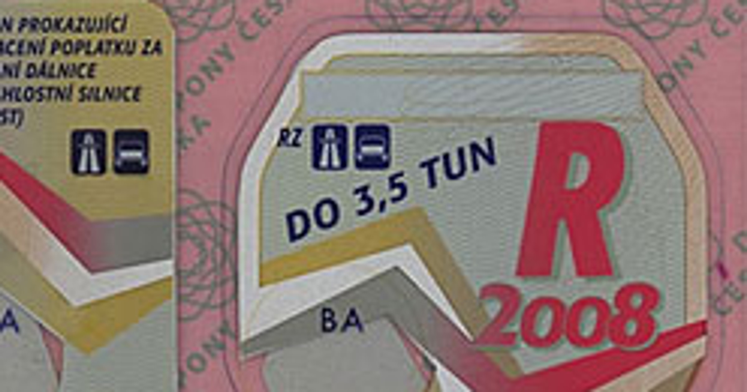 Czeska Republika: rozpoczęto sprzedaż nalepek autostradowych na 2008 rok
