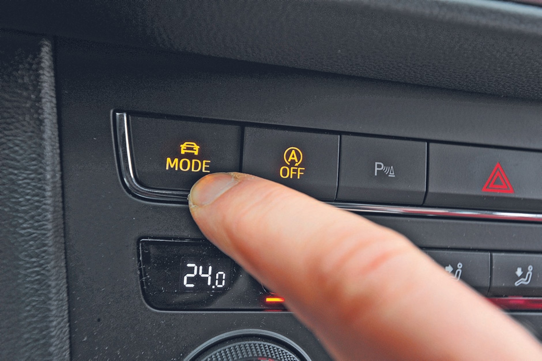 Seat Leon ST, przycisk trybu jazdy