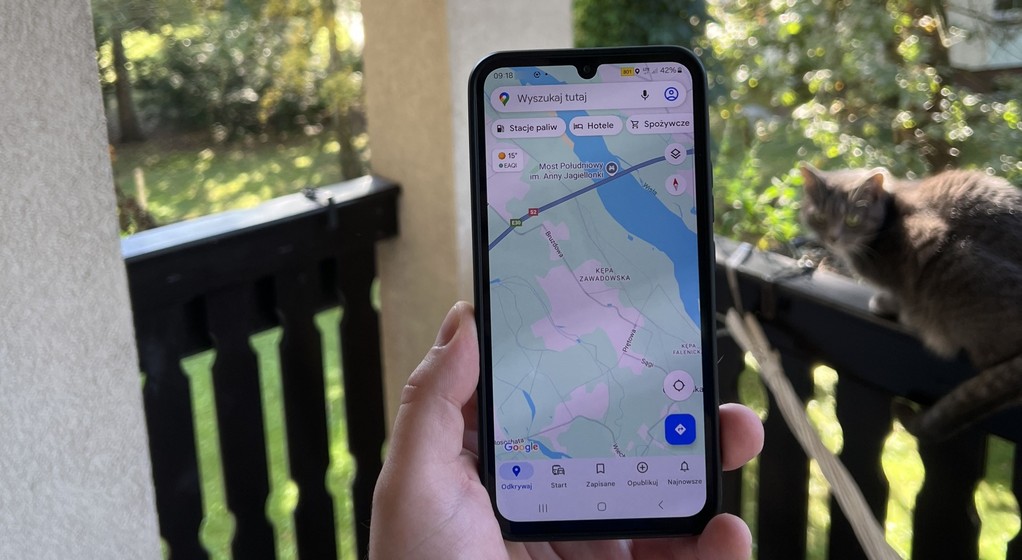 Nawigacja Google Maps (zdjęcie ilustracyjne)