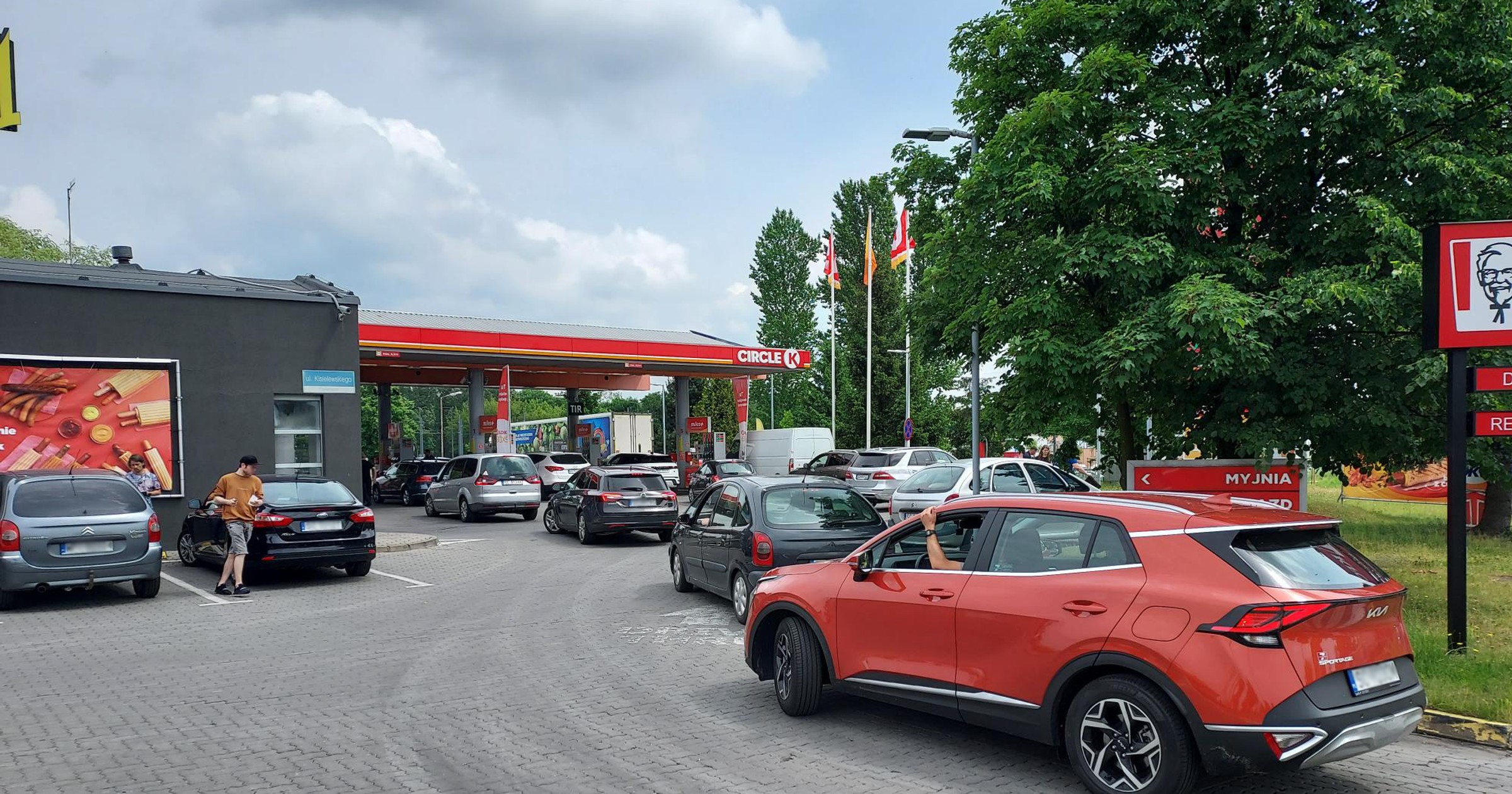 Ruch w czasie promocji na stacjach Circle K w Częstochowie