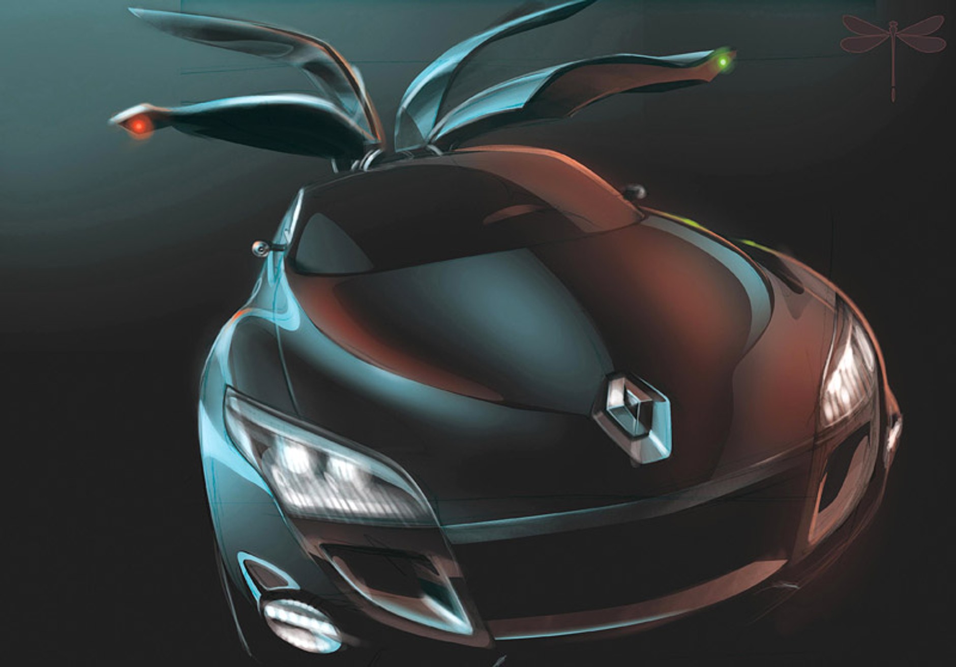 Genewa 2008: Renault Megane Coupe Concept - rewolucja! (fotogaleria + wideo)