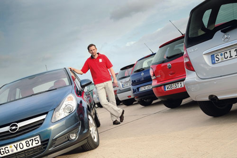 Fiat Grande Punto, Hyundai Getz, Toyota Yaris, Opel Corsa, Vw Polo, Renault Clio - Nowy wśród mieszczuchów