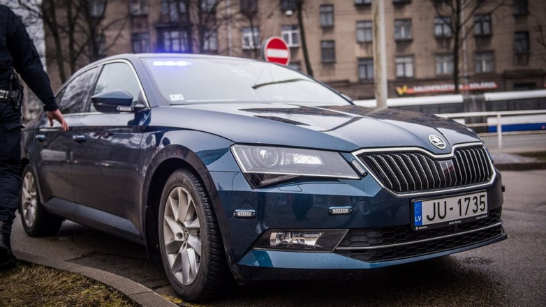 Radiowozy Skoda - Łotwa