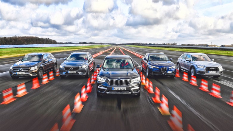 Alfa Romeo Stelvio vs. Audi Q5, BMW X3, Mercedes GLC i Volvo XC60 - 5 wszechstronnych diesli
