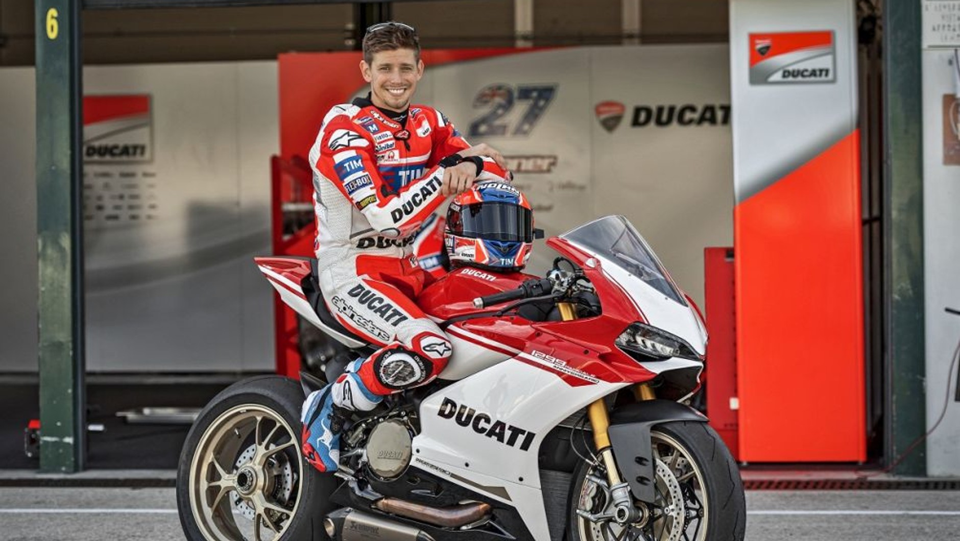 Casey Stoner prezentuje Ducati 1299 Panigale S Anniversario