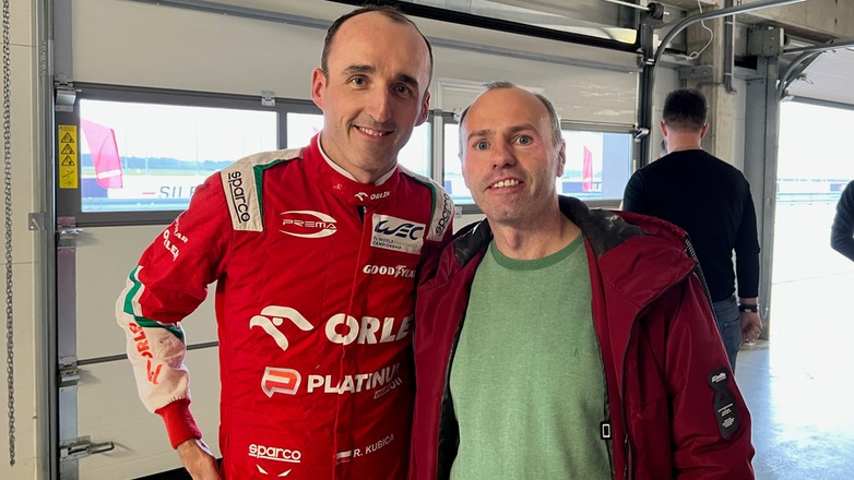 Co-driving z Robertem Kubicą na torze Silesia