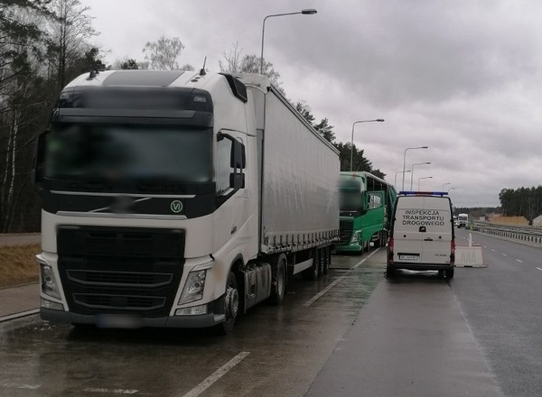 Ciężarówka pełna piwa, a kierowca był nietrzeźwy... Wpadł podczas kontroli