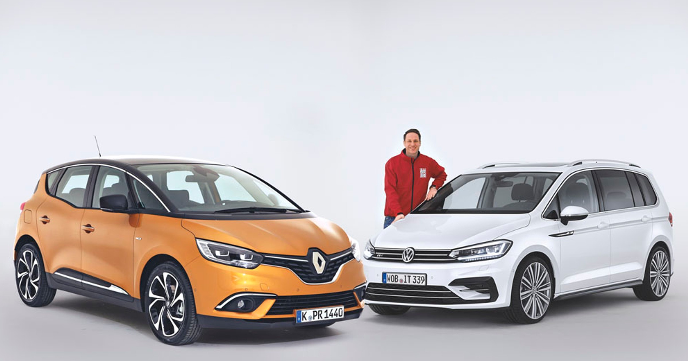 Renault Scenic kontra Volkswagen Touran - dwa pomysły na vana