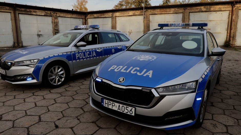 Radiowozy śląska policja