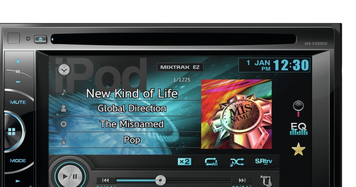Pioneer AVH-X1600DVD, czyli sensownie wyposażona stacja multimedialna w przystępnej cenie. 