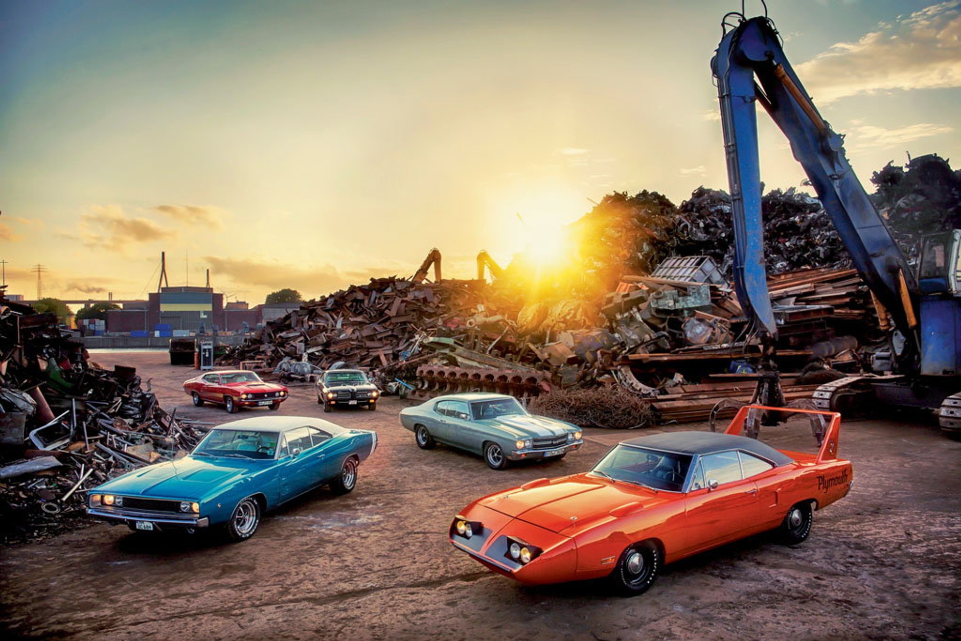 Heavy metal - porównanie muscle carów z lat siedemdziesiątych