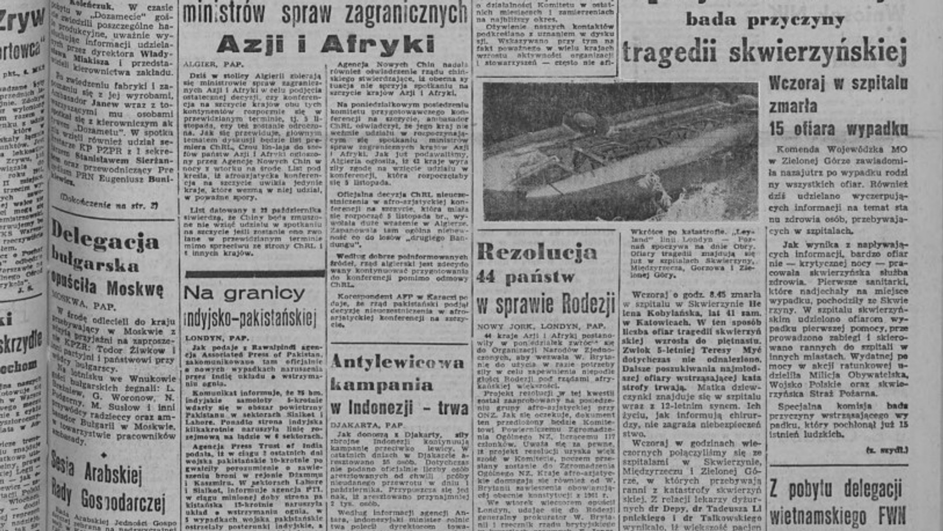"Gazeta Zielonogórska" 28 października 1965 r.