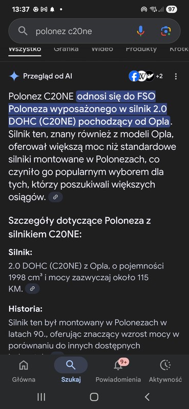 Co AI wie o Polonezie?