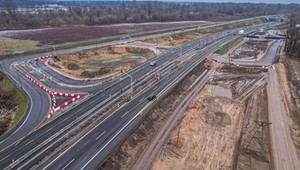 Zmiany organizacji ruchu na S7 Modlin-Czosnów. Roboty w końcu ruszają 