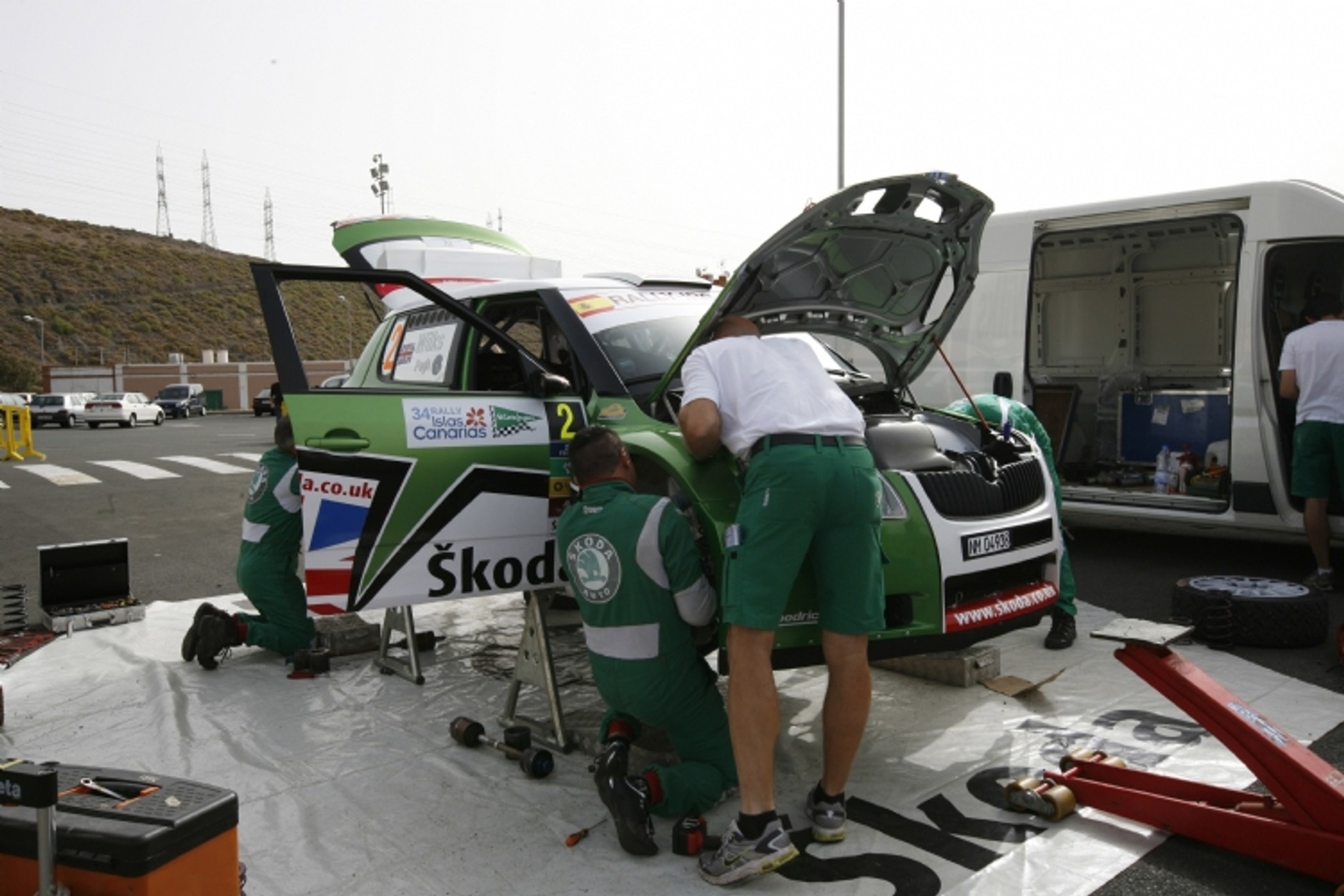 Rally Islas Canarias 2010: całe podium dla Škody Motorsport