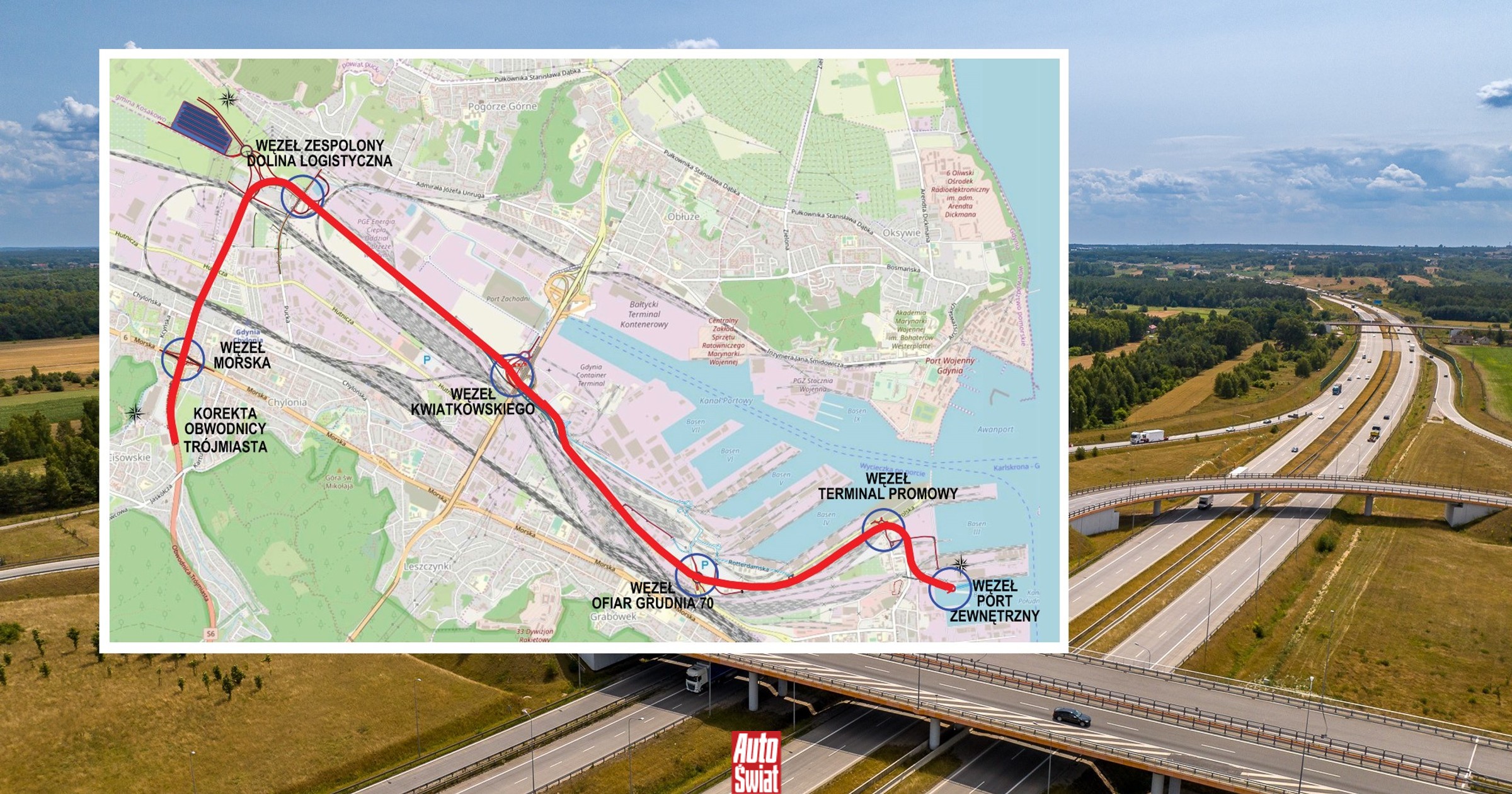 Na północy Polski powstanie Droga Czerwona. Połączy się z S6 i S7