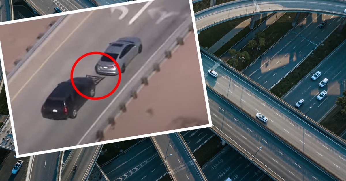 Policjanci ze Stanów Zjednoczonych używają nowych metod zatrzymywania uciekających kierowców (Fot. FOX 10 Phoenix/YouTube)