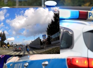 Centymetry od tragedii na przejściu dla pieszych. Kierowca wpadł przez nagranie