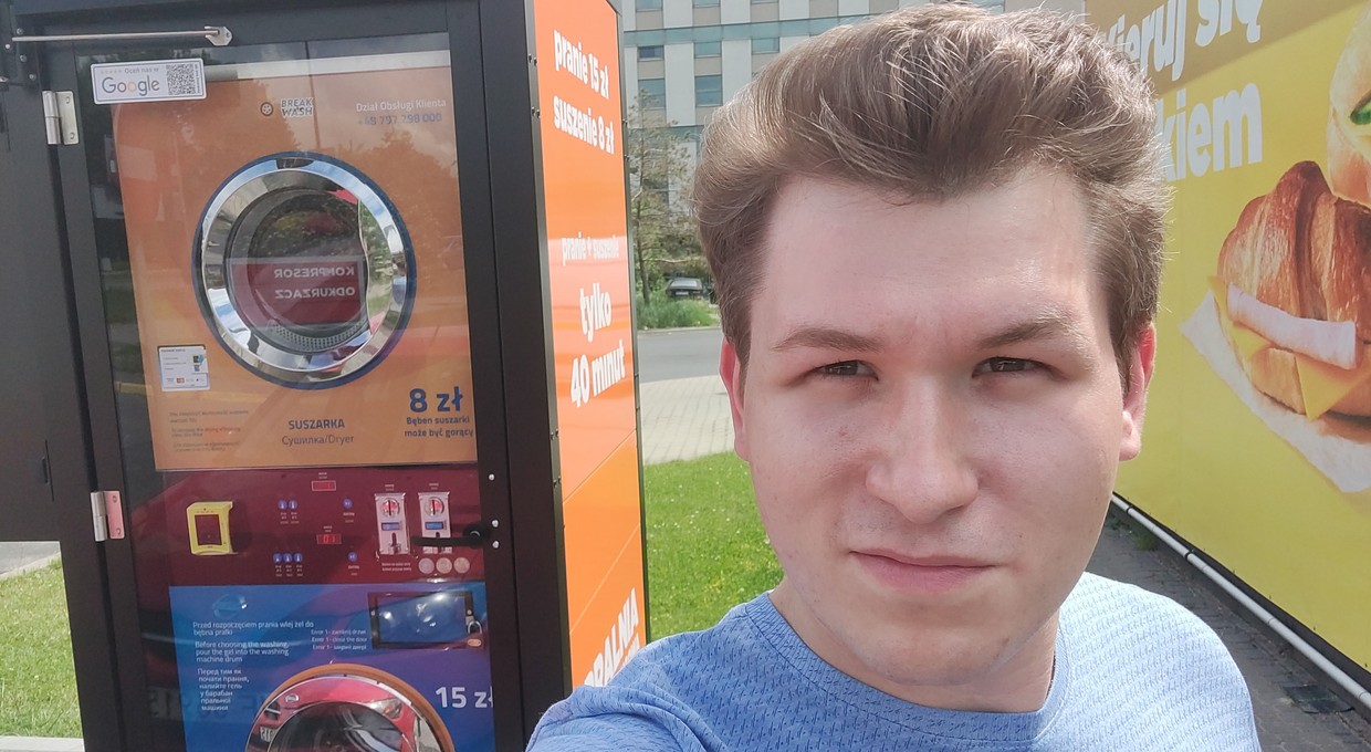 Pojechałem wyprać rzeczy na... stację benzynową. Nie obyło się bez wpadek