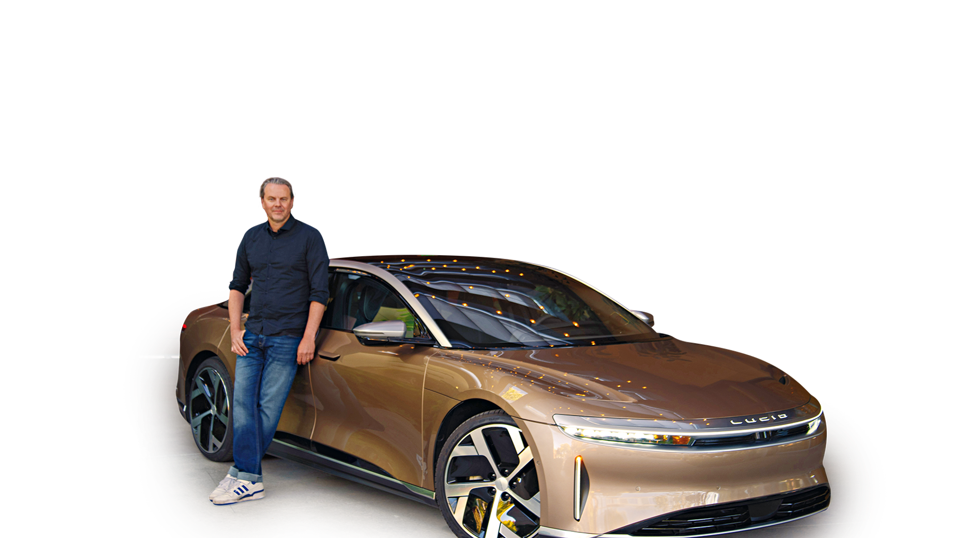 Redaktor Hauke Schrieber jest zachwycony nową amerykańską limuzyną