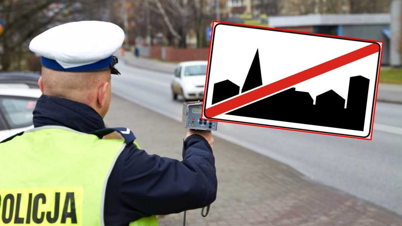 Poza obszarem zabudowanym też będą zabierać prawa jazdy za prędkość