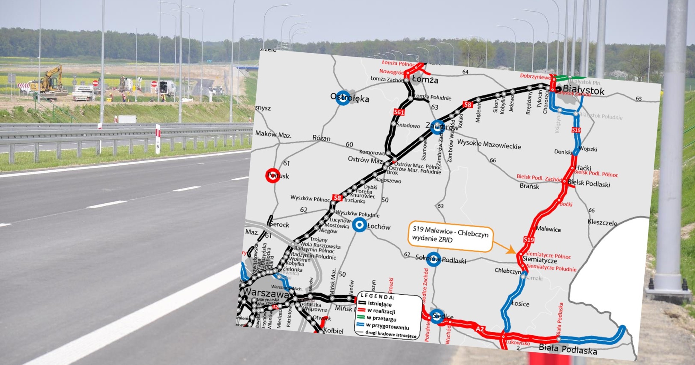 Można budować kolejne 25 km drogi S19