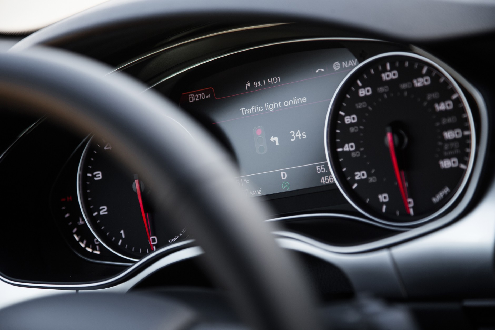 ile poczekamy na swiatlo - nowy system w Audi