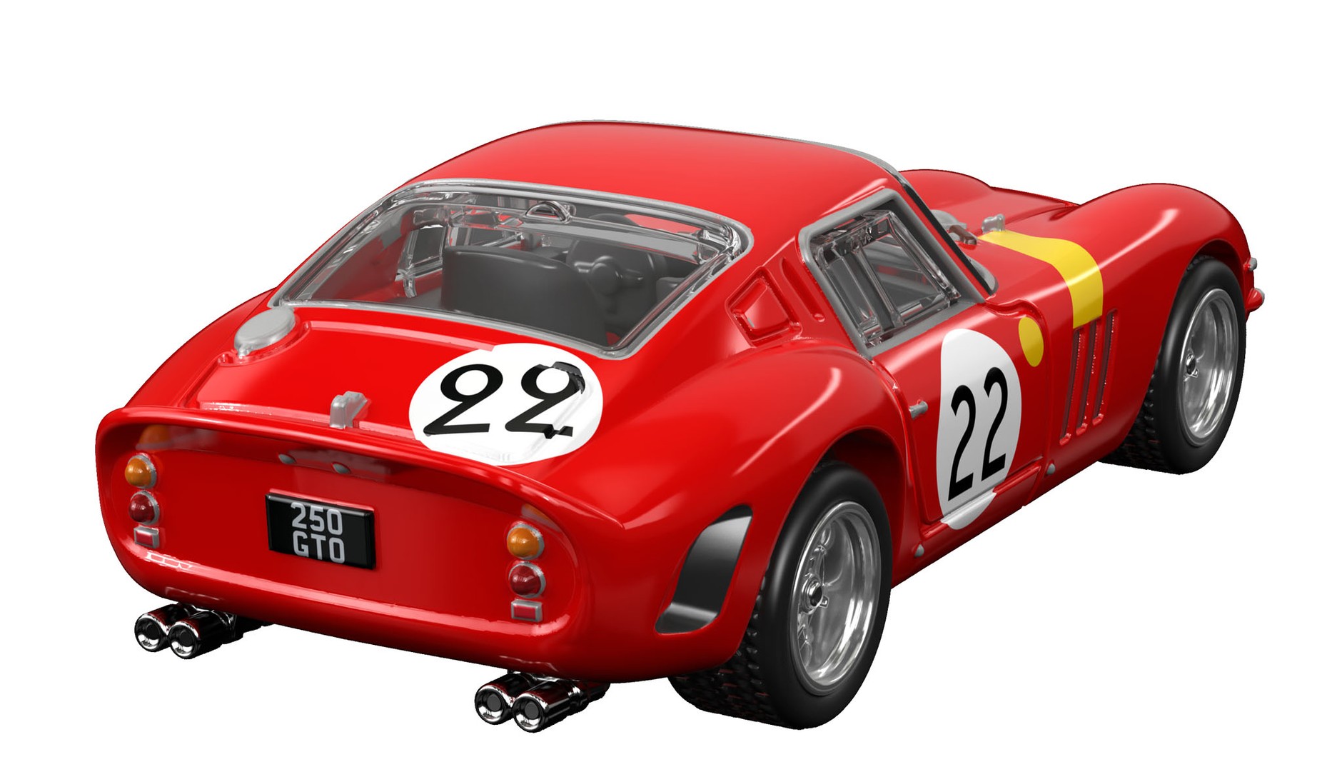 Ferrari 250 GTO (model w skali marki Hot Wheels)