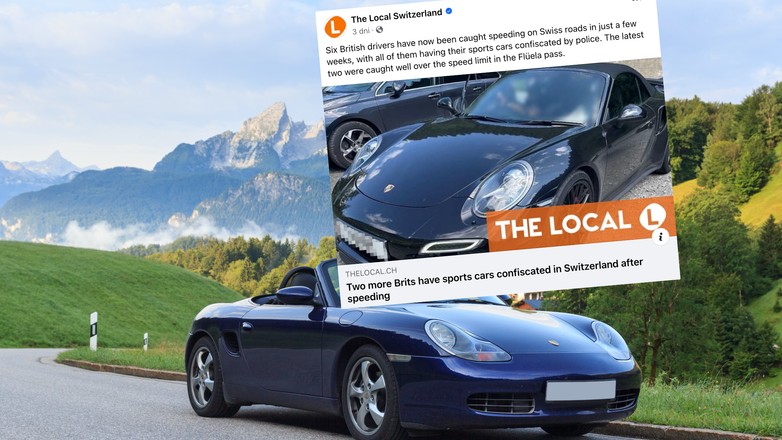 Szwajcarska policja chętnie konfiskuje sportowe samochody bogatych cudzoziemców