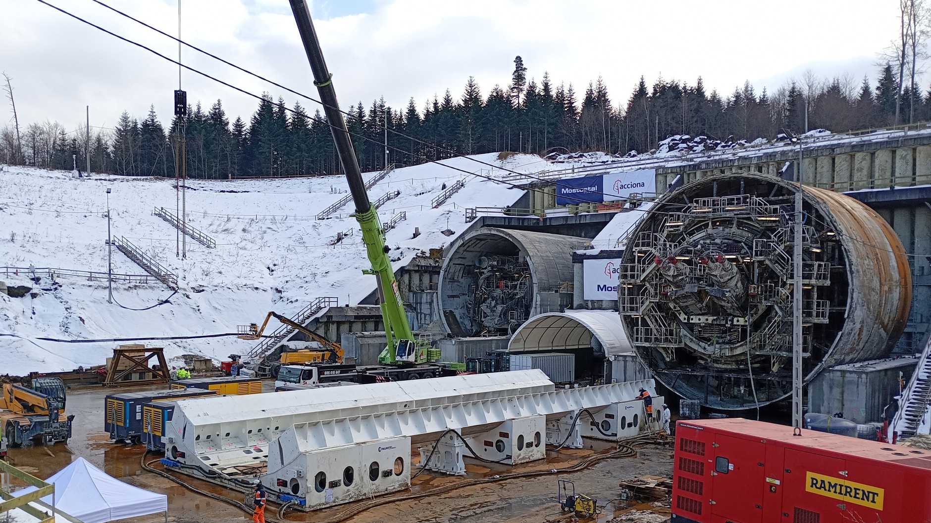 Portal północny tunelu - S19 Rzeszów Południe - Babica